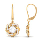 Sparkanite Jewels-Floral Inspired Moissanite Drop Earrings