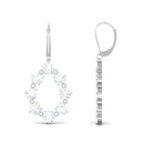 Sparkanite Jewels-Minimal Moissanite Eternity Drop Earring