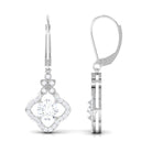 Sparkanite Jewels-Nature Inspired Moissanite Floral Drop Earrings