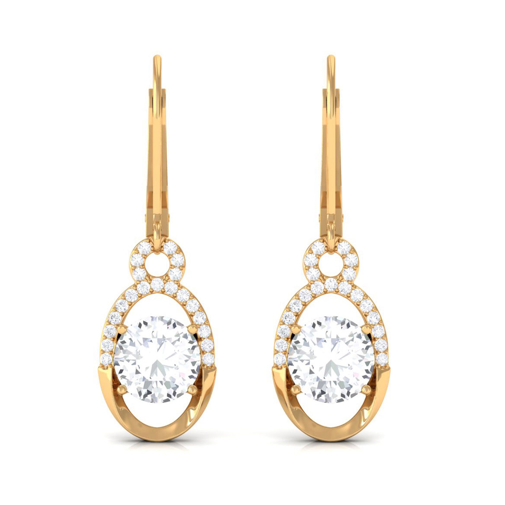 Sparkanite Jewels-Certified Moissanite Classic Drop Earrings