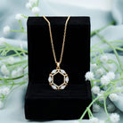 Sparkanite Jewels-Moissanite Designer Eternity Pendant Necklace