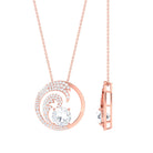 Sparkanite Jewels-Sea Life Inspired Moissanite Pendant Necklace