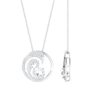 Sparkanite Jewels-Sea Life Inspired Moissanite Pendant Necklace