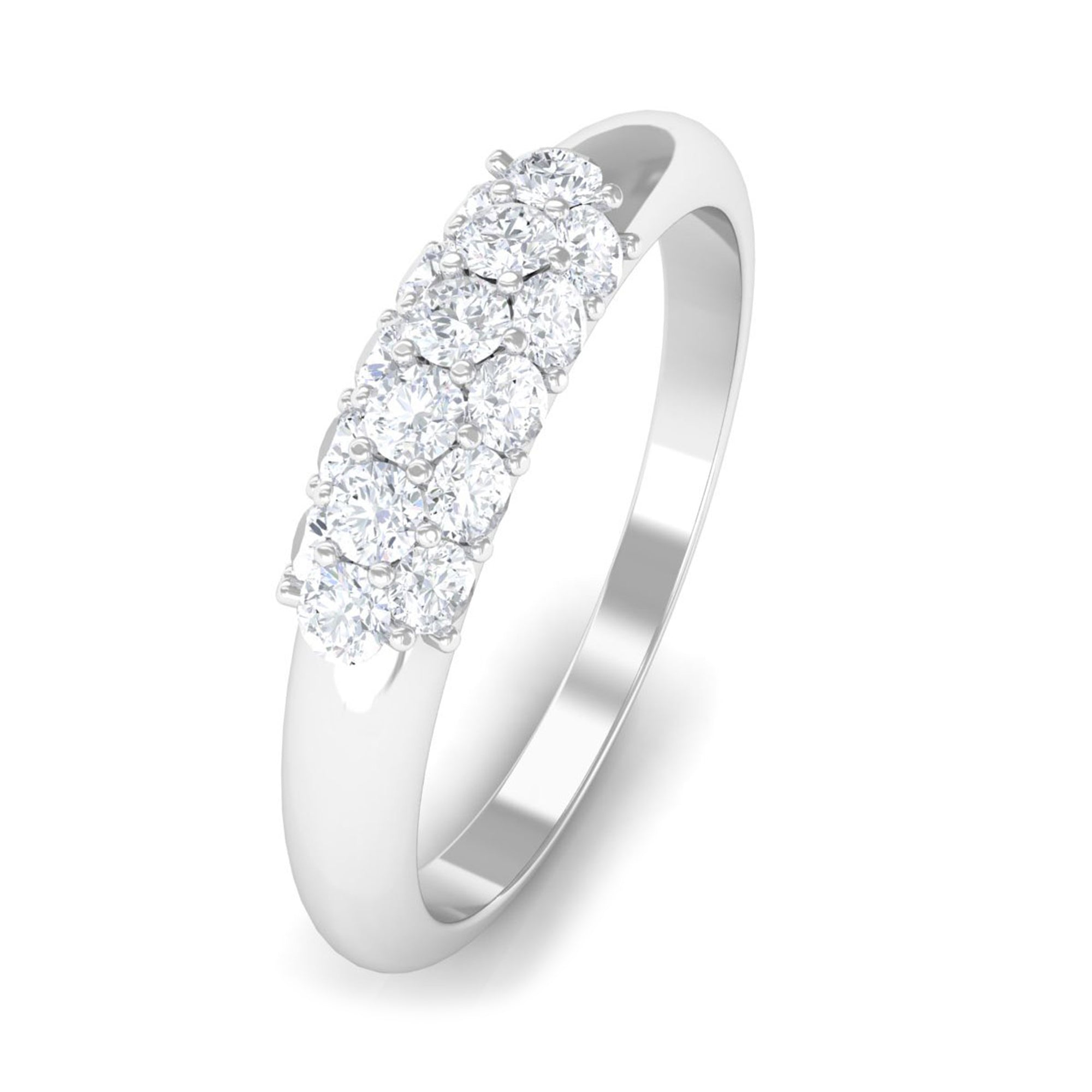 Sparkanite Jewels-Certified Moissanite Promise Ring