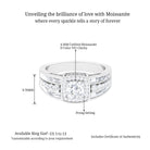 Sparkanite Jewels-Vintage Inspired Certified Moissanite Engagement Ring