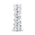 Sparkanite Jewels-Designer Full Eternity Ring with Certified Moissanite