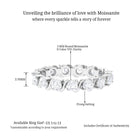 Sparkanite Jewels-Minimal Moissanite Full Eternity Band Ring