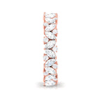 Sparkanite Jewels-Classic Certified Moissanite Wedding Eternity Ring